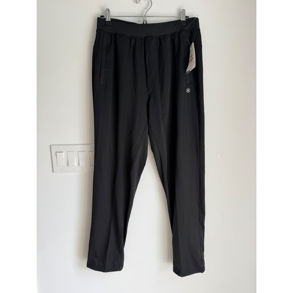 Gaiam Mens Anti Gravity Pants Black Yoga Lounge Athletic Medium NEW